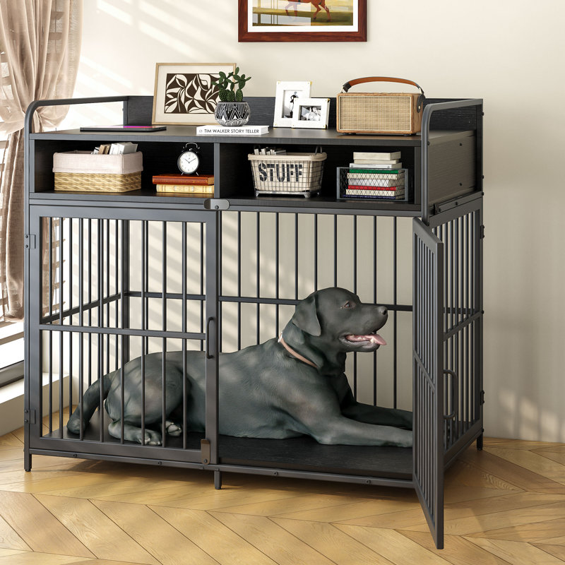 Tucker Murphy Pet™ Saudism Large Dog Crate Furniture, Dog Kennel Indoor